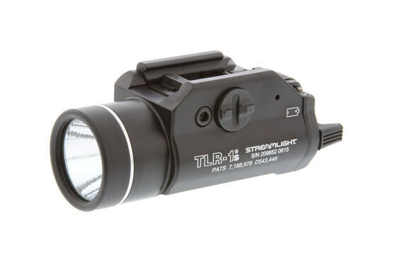 The Streamlight TLR-1S weapon light outputs 300 lumens of white light